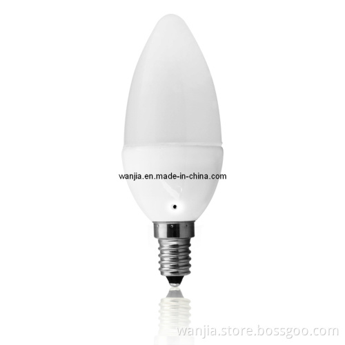 5 Watt Frosted Dimmable LED Candle Bulb